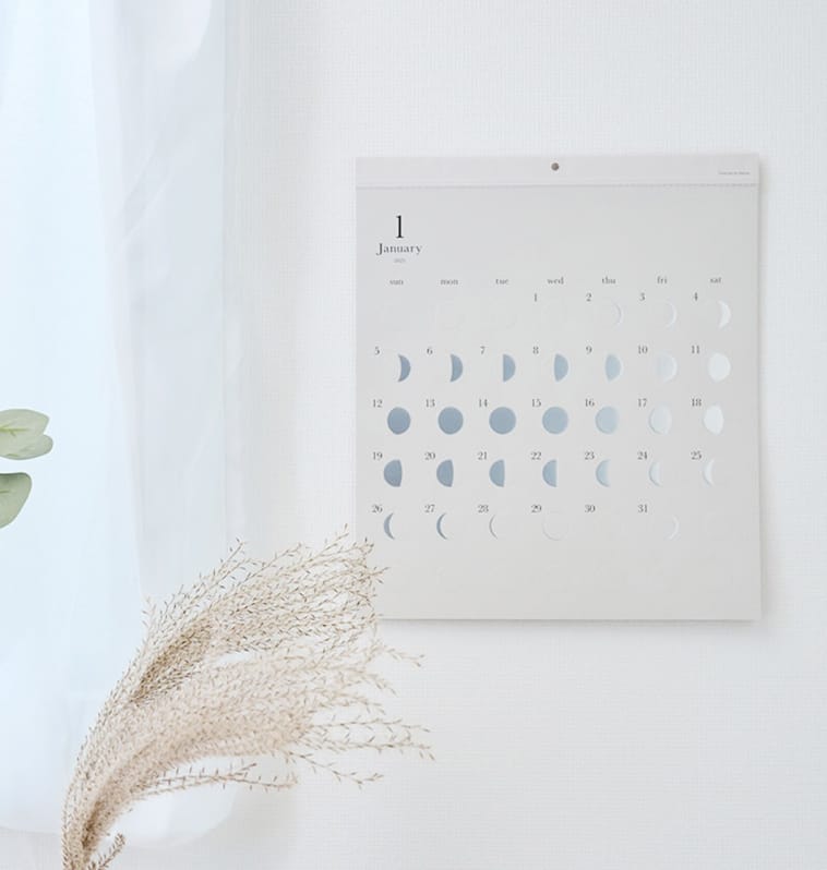 月の満ち欠けカレンダー oboro