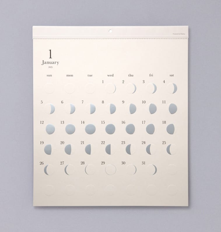 月の満ち欠けカレンダー oboro