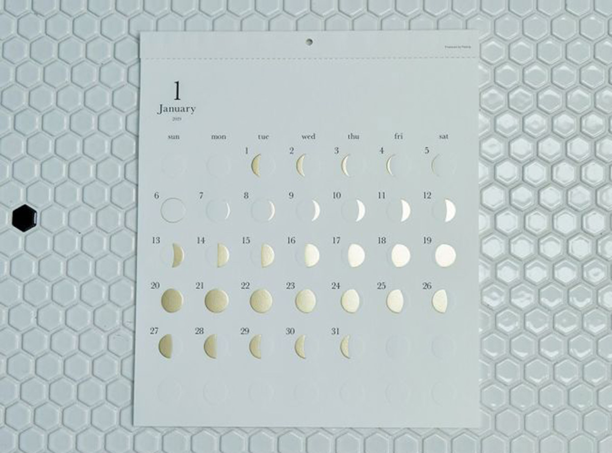 月の満ち欠けカレンダー ミチル kira 2024