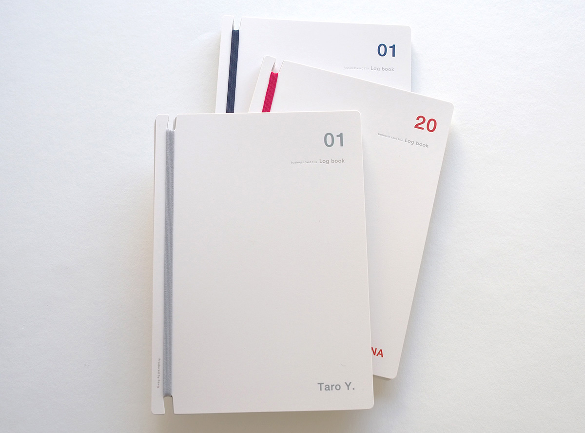 Log bookに名入れできます！