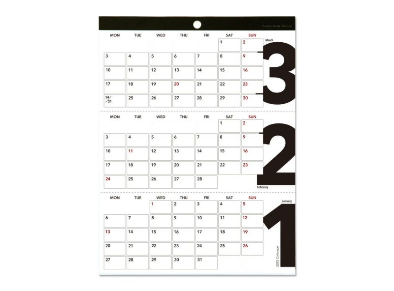 3 S Calendar スリーズカレンダー 21 ３ヶ月カレンダー リプラグ公式オンラインショップ