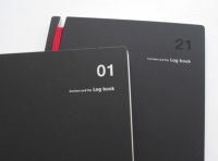 〈名入れ〉名刺ファイルLogbook【黒】