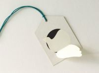 Happy Bird Greeting tag