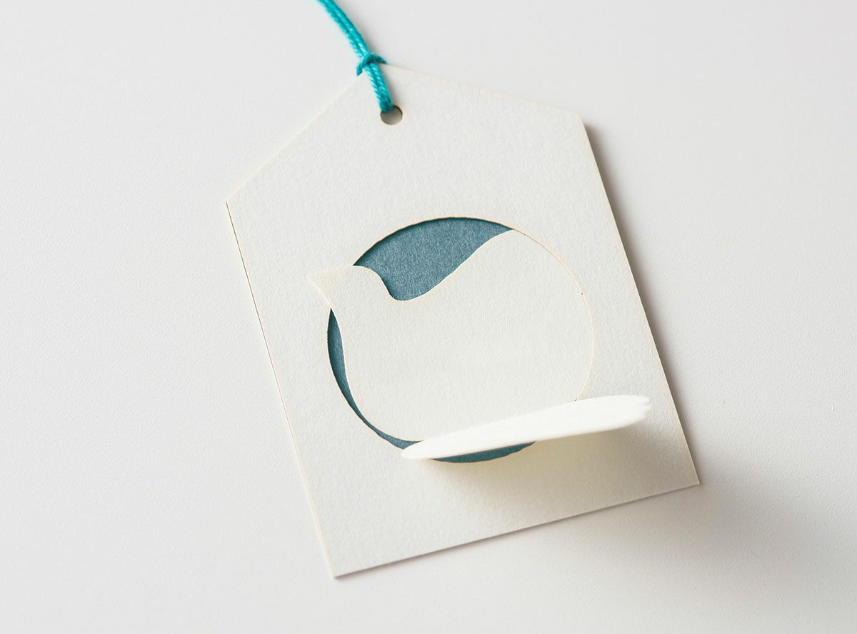 Happy Bird Greeting tag