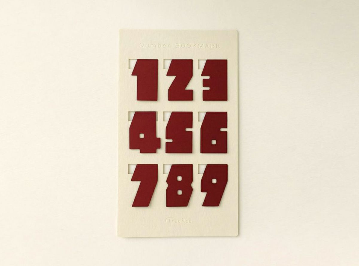 Number BOOKMARK/レッド