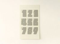 Number BOOKMARK/グレー