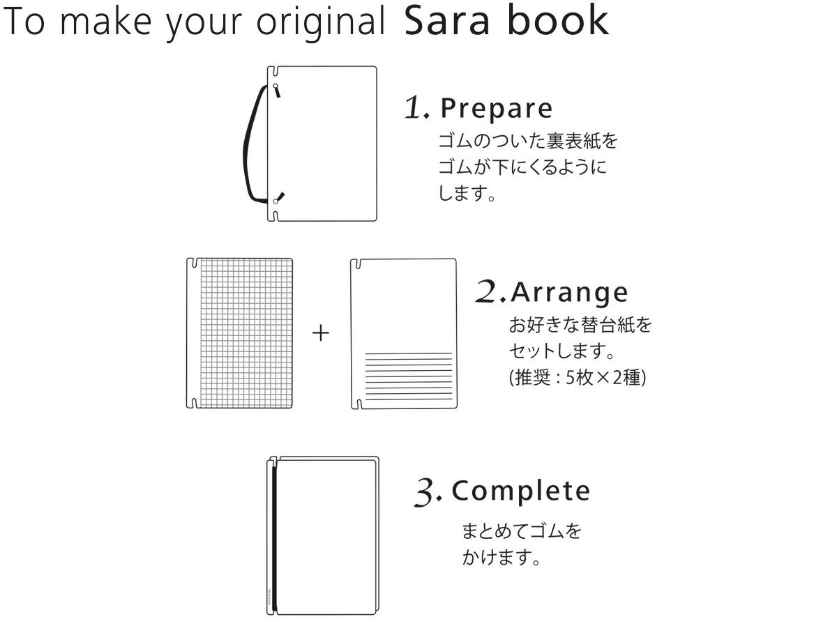  替台紙 Sara book parts【line 罫線】