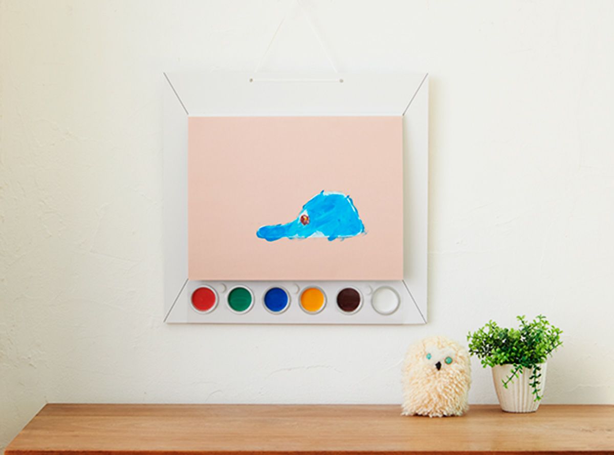 フィンガーペイントのお絵かきセット アトリエ ミオ（ボード・絵の具付き）