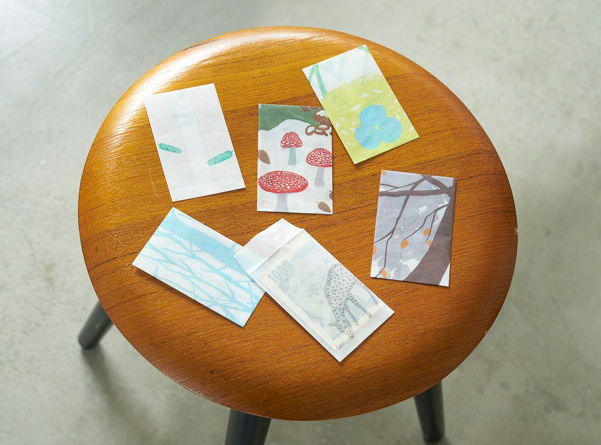 グラシンペーパーぽち袋 【長方形セット】