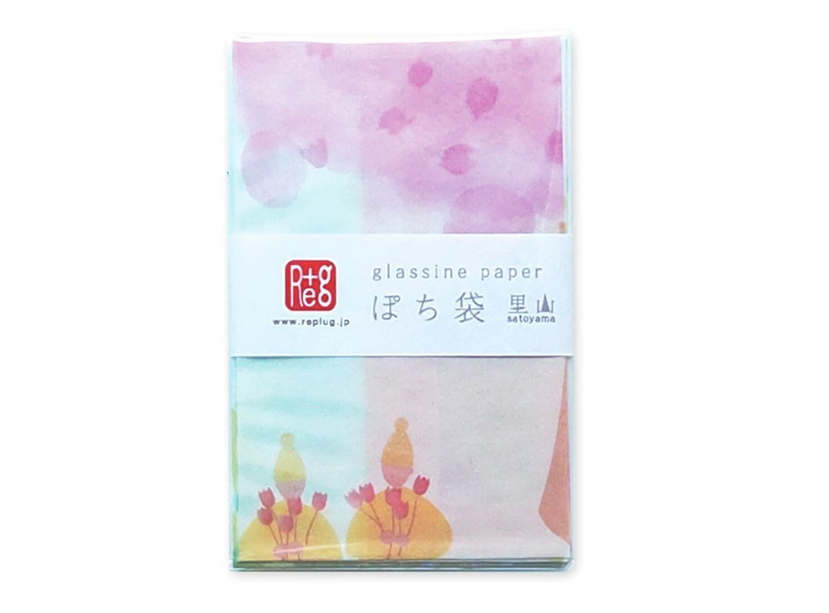 グラシンペーパーぽち袋 【長方形セット】