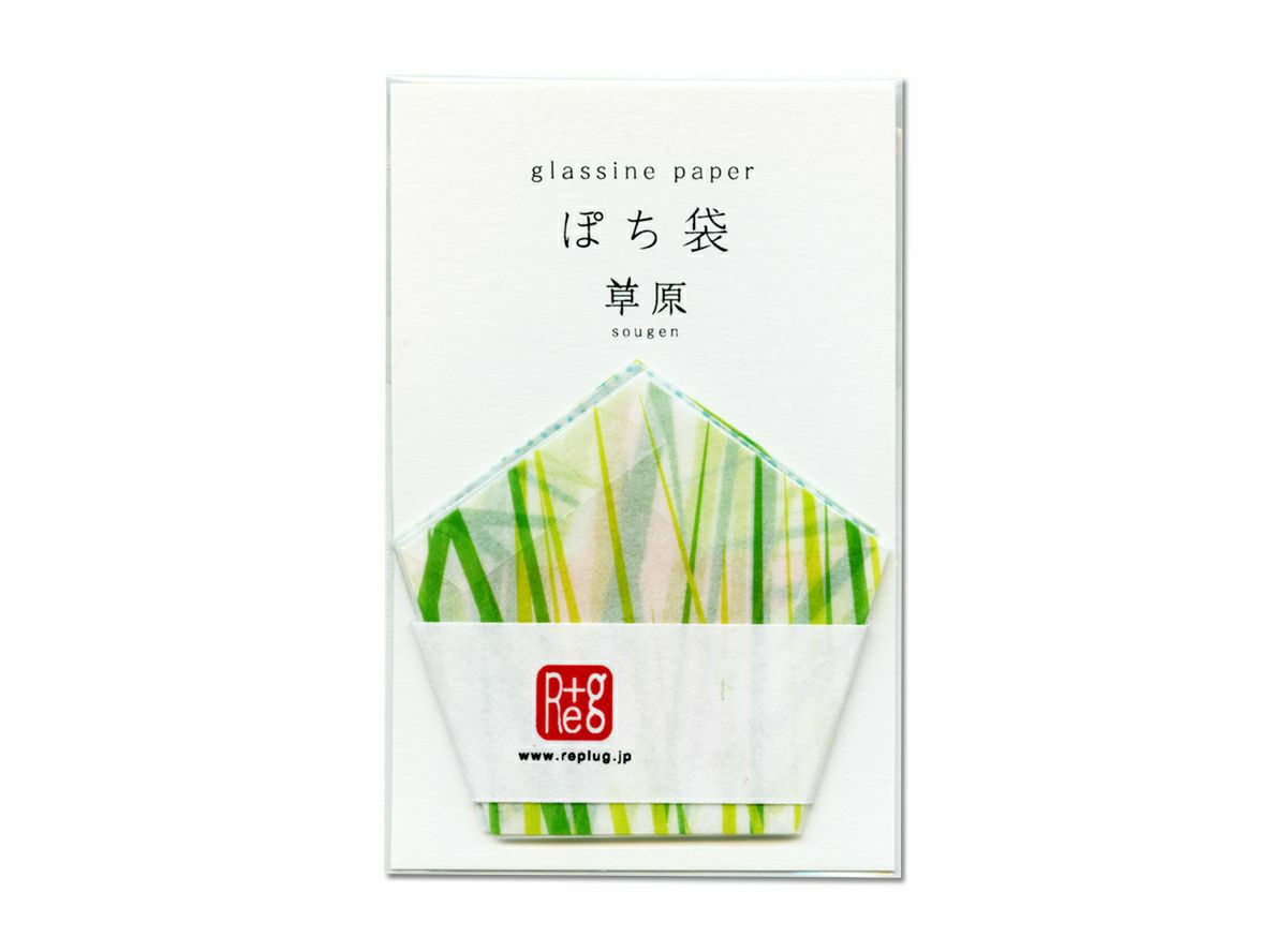 グラシンペーパーぽち袋 【五角形セット】
