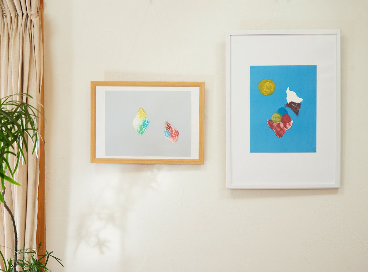 フィンガーペイントのお絵かき帳とゆび絵の具セット アトリエ ミオ