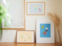 フィンガーペイントのお絵かき帳とゆび絵の具セット アトリエ ミオ