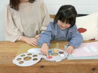 フィンガーペイントのお絵かき帳とゆび絵の具セット アトリエ ミオ