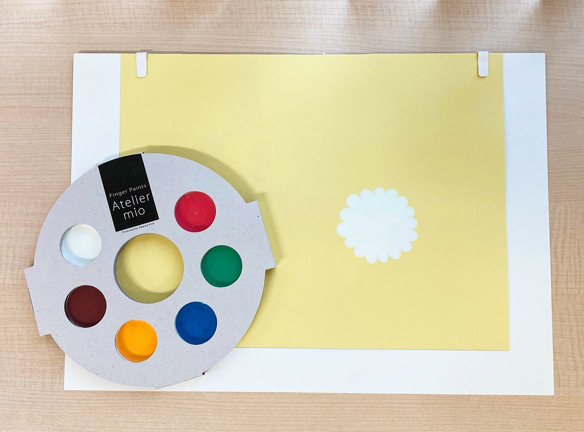 フィンガーペイントのお試しセット -アトリエ ミオ-