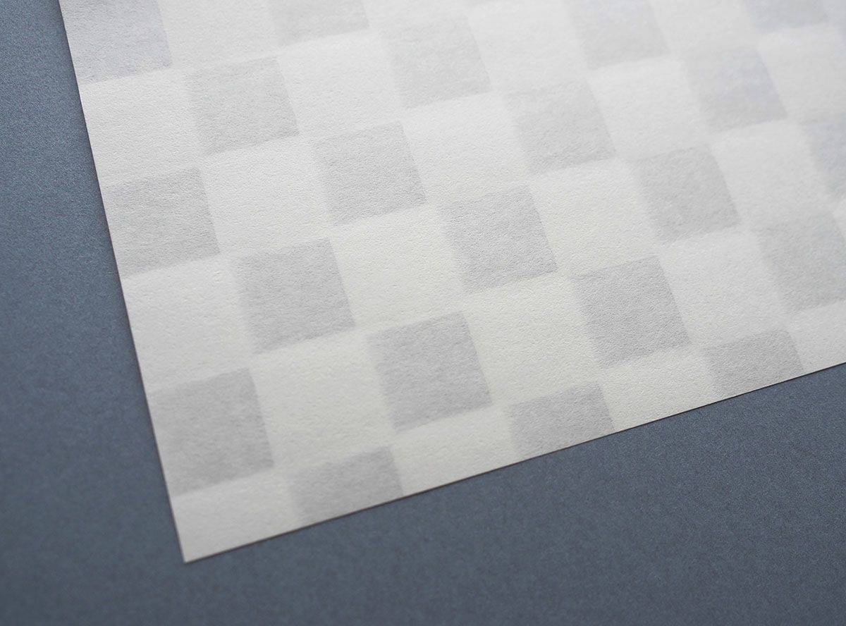 懐紙　市松模様