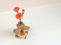  【母の日ギフト】箱入り組み立て花器　yadori花―再生―（風呂敷付き）