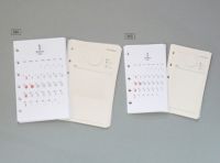 てるてるぼーず＊100日リフィル システム手帳リフィル 月の満ち欠けカレンダー ミチル x