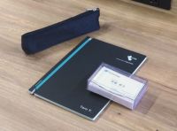 【ロゴ＋個人名やイニシャル】名入れ 名刺ファイル Log book（10〜20冊）